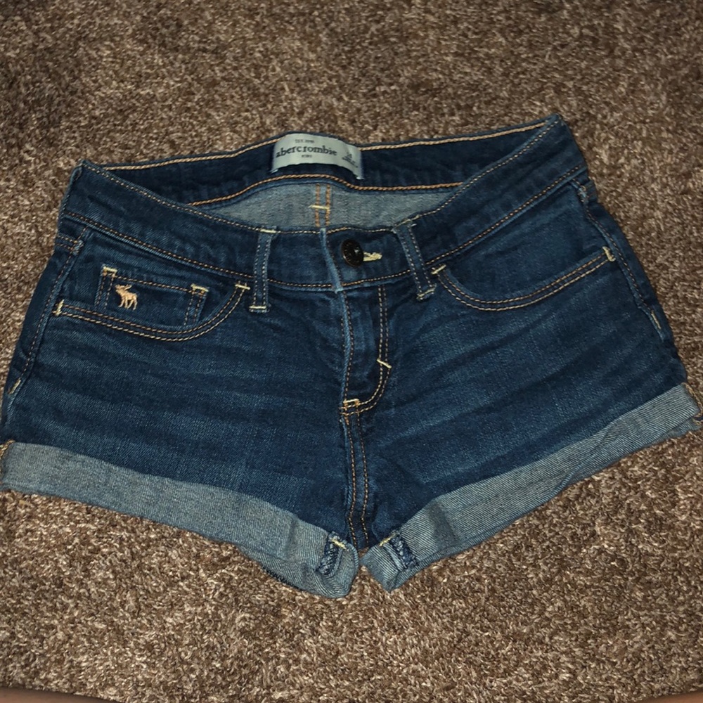 Abercrombie Kids Jean shortie shorts